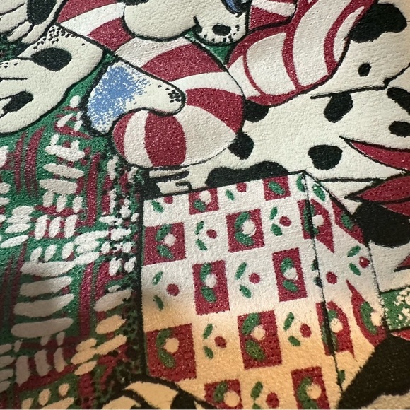 Vtg 90s Nutcracker Dalmatian Christmas sweatshirt - Picture 2 of 7